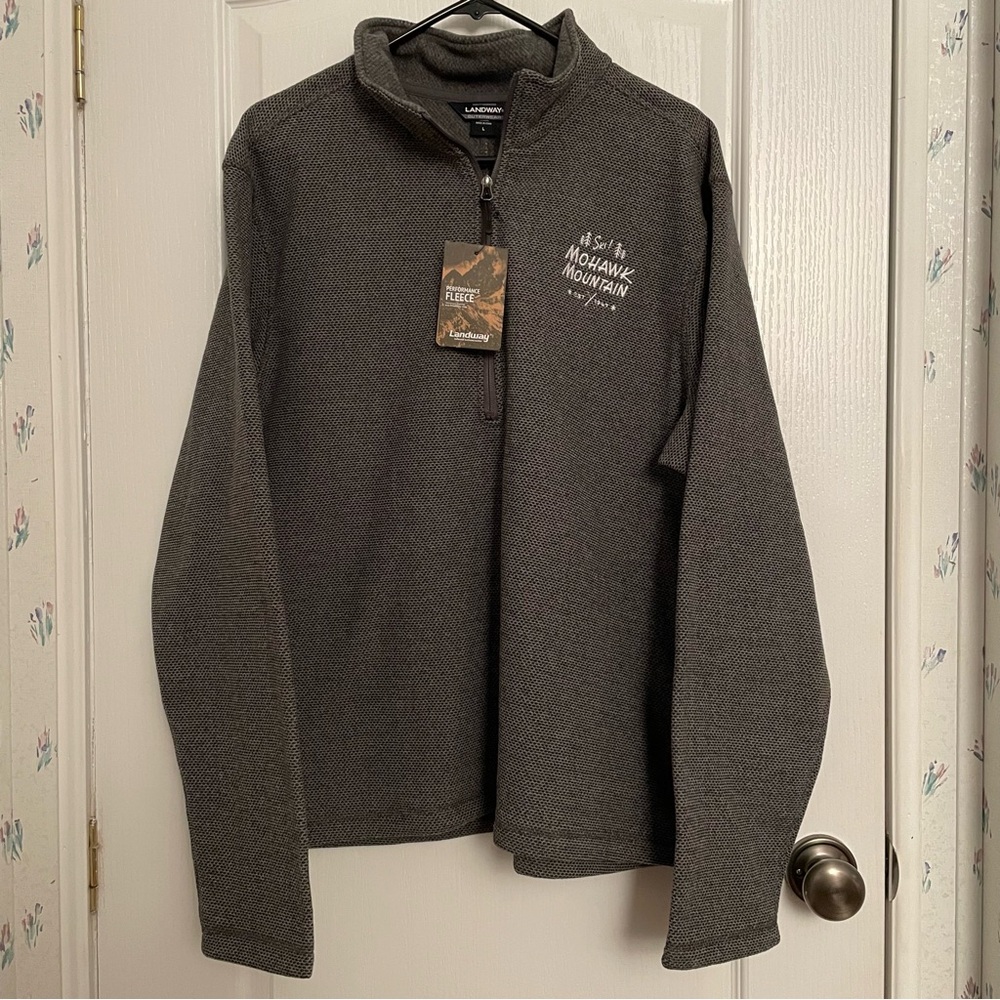 Landway Mohawk Mountain Women's athleisure Gray Fleece Sweatshirt